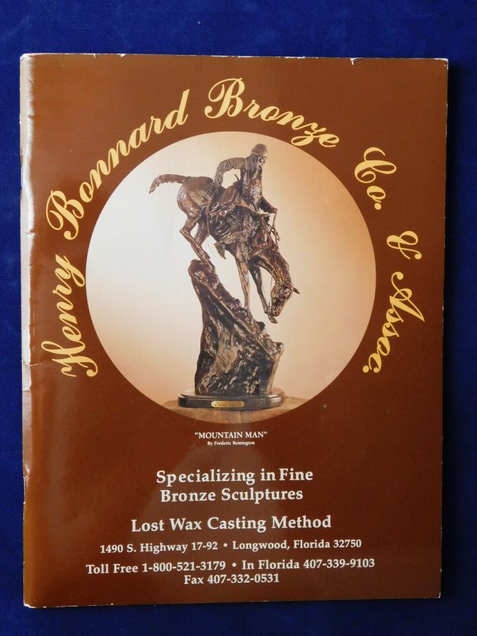 Henry Bonnard Bronze Company Catalog - Hundreds of Photos of Bronze Sculptures