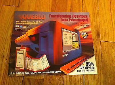 Vintage QUEBLO Mail Order Catalog Desktop Publishing Computer Software RARE Tech