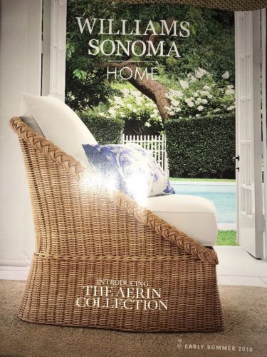 WILLIAMS-SONOMA HOME CATALOG Early Summer 2018 Source Book Inspiration Ideas
