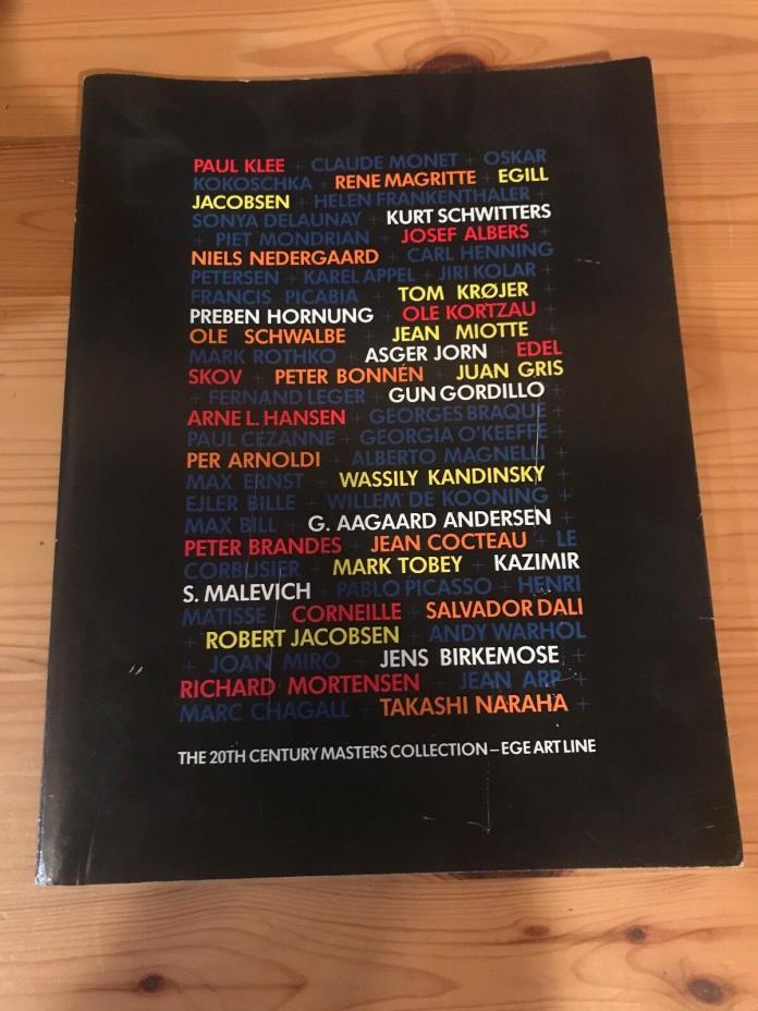 EGE Denmark Art Line Mid Century Modern Rug Catalog 1991/92