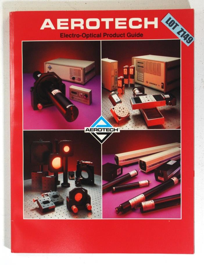 Aerotech Electro-Optical Product Guide 1989 Paperback BOOK LOT Z149