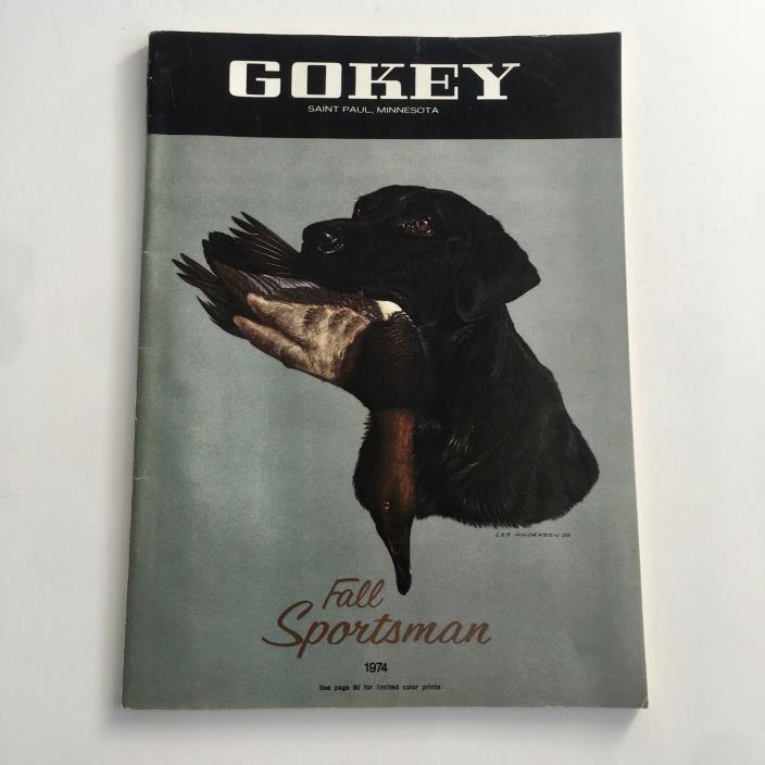 Gokey 1974 Fall Sportsman Saint Paul, Minnesota Catalog