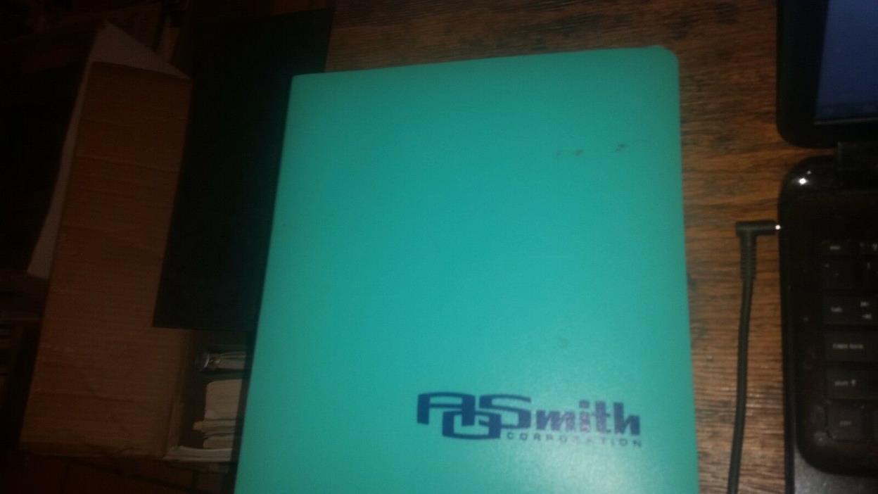 AOSmith Corporation Catalogs Ring Binder Various Catalogs Residential Commercial