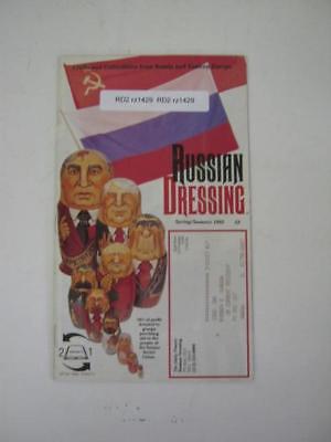Russian Dressing Catalog//The Daily Planet Catalog - Spring/Summer 1992