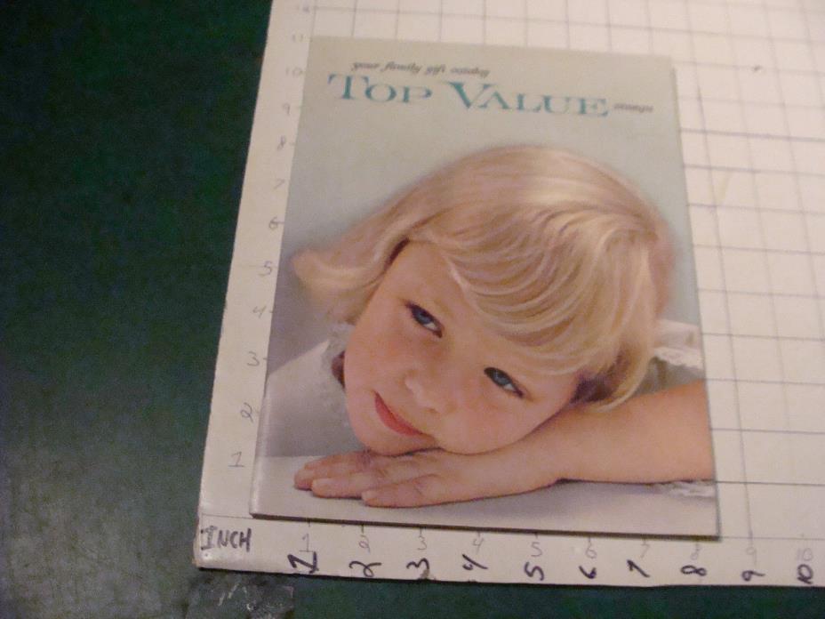vintage Catalog: 1962 TOP VALUE stamps Family Gift catalog 148 pages