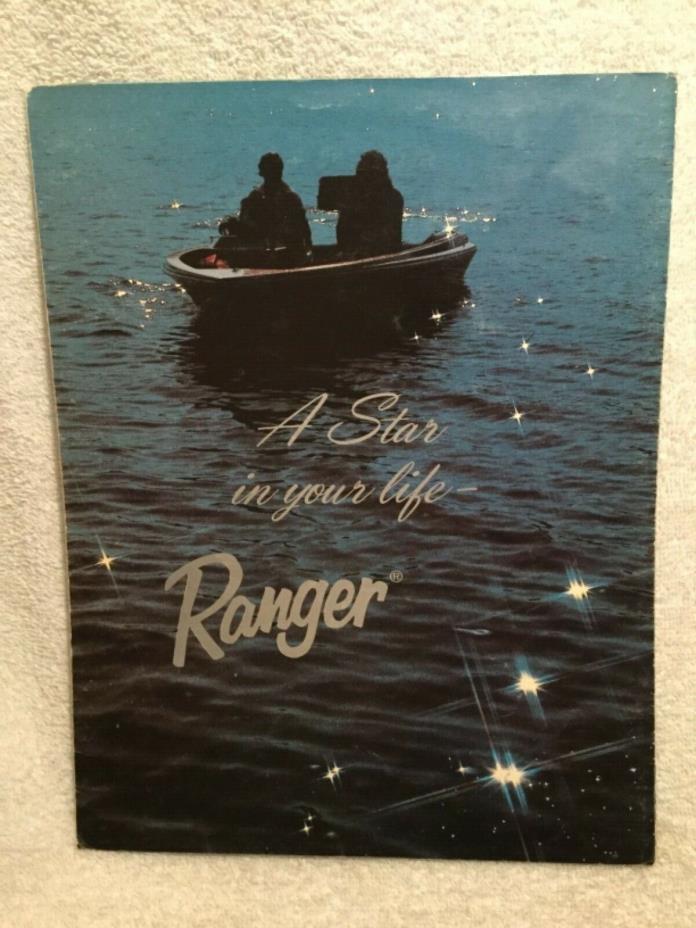 1981 Sales Brochure For Ranger Boats 6 Pages with Information & Color Photos
