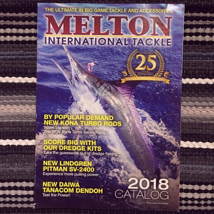 Melton International Tackle 25 Year Anniversary 2017 Catalog Book Issue USED