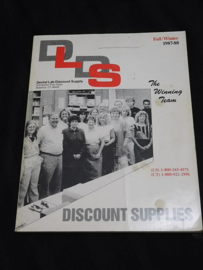 Dental Lab Discount Supply Catalog 1987-8 industry supply teeth dentist