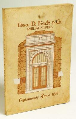 Geo. D. Feidt & Co. Chemical Lab Supply Catalog 1928