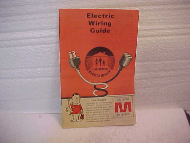DEFUNCT CANADIAN HARDWARE STORE MACLEODS ELECTRIC WIRING GUIDE BOOKLET