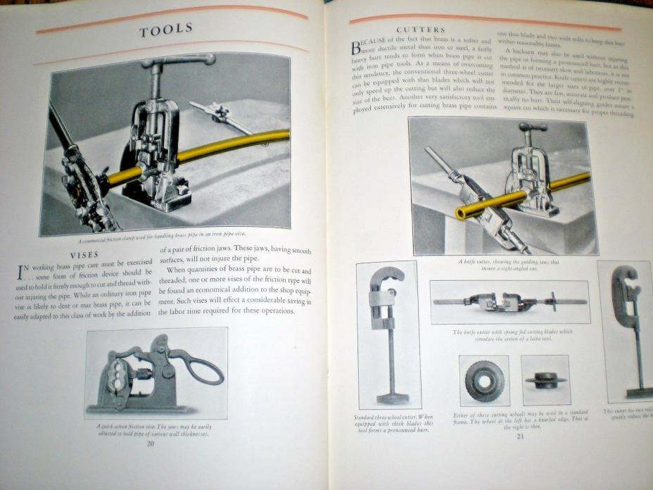 1930 ANACONDA PIPE CATALOG ~ WATER DISTRIBUTION DISCUSSION ~ COPPER & BRASS