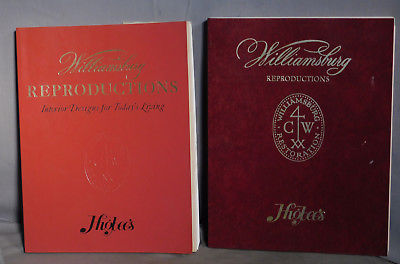2 Original Vintage 1976 1973 Williamsburg Reproduction Catalogs Early Americana