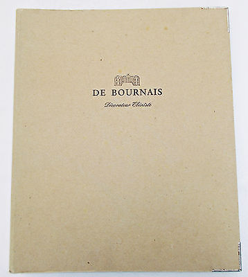 De Bournais Decorateur Ebeniste product guide French furniture sample binder