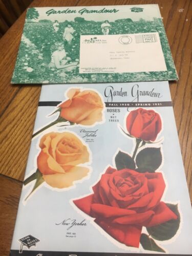 Arp Roses Tyler Texas Garden Grandeur 1950 -1951 Catalog Of Roses Envelope