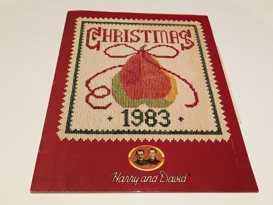 Harry & David Christmas '83 Catalog -w/Order Form, Letter and Recipe Inserts