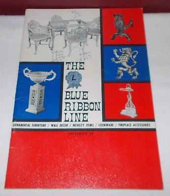 Vintage 1972 LAWLER Catalog FA-172 THE BLUE RIBBON LINE Paperback ^