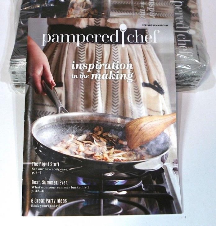 The Pampered Chef Spring/Summer 2018 New Catalogs Package of 22