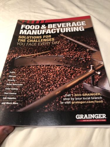 Grainger- Food & Beverage Manufacturing- Ordering Catalogue- Safety/Signage/Pest