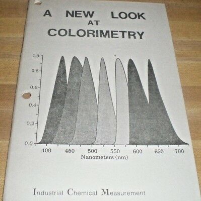 A new look at Colorimetry by Industrial Chemical Measurement Booklet Leaflet