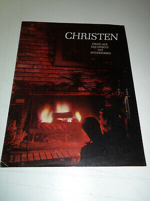 1960's Catalog CHRISTEN FIREPLACE EQUIPMENT & ACCESSORIES Full Color Photos