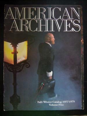 1977 1978 American Archives Catalog Jewelry - Silver - Statues - and More