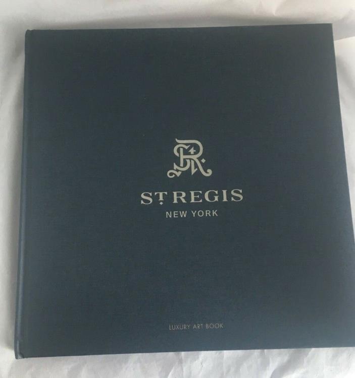 St Regis New York Luxury Art Book Catalog Hard Cover Excellent Condition