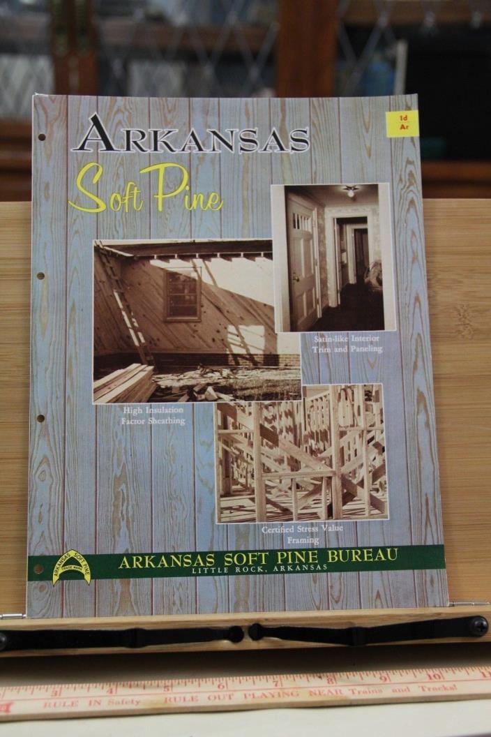 Brochure Dealer Arkansas Soft Pine Bureau Vintage Lumber Little Rock AR