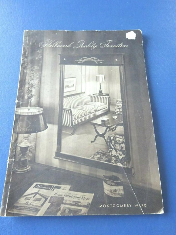 Vintage Montgomery Ward Hallmark Quality Furniture Catalog