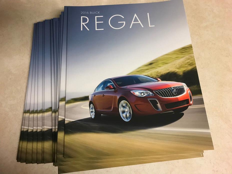 17 total 2016 Buick Regal 36-page Original Sales Brochure