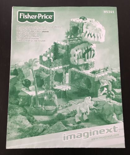 Fisher Price Imaginext  T-rex Mountain Instruction Manual H5341