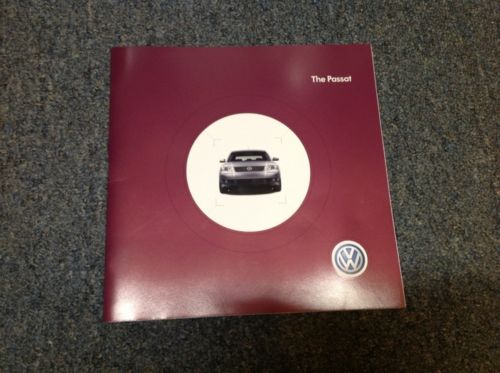 2002 VW Volkswagen Passat Catalog Brochure Book GLS GLX V6 Wagon