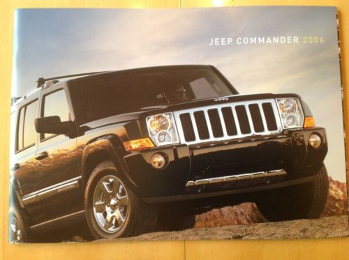 2006 Jeep Commander Limited Quadra 5.7L HEMI V8 4.7L SUV Catalog Brochure Book