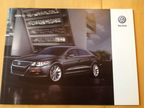 2009 CC VW Volkswagen Catalog Brochure Book VR6 Sport ESP 4Motion Sirius