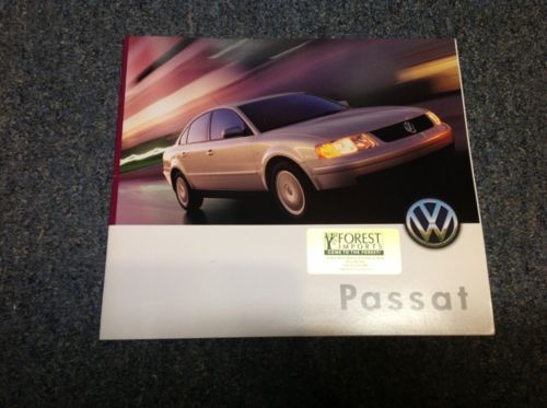 1999 VW Volkswagen Passat Catalog Brochure Book GLS GLX V6 Wagon