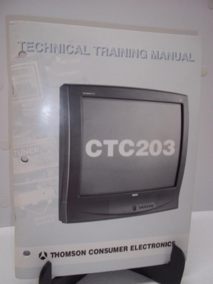 Thomson Consumer Electronics Technical Training Manual CTC203 Television