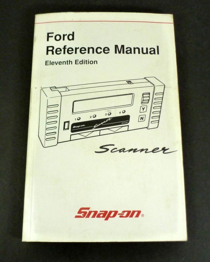 SNAP-ON Ford Reference manual 11th Edition Scanner 2001
