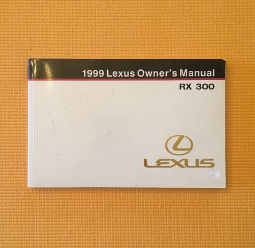 1999 LEXUS RX 300 OWNER'S MANUAL [0216]