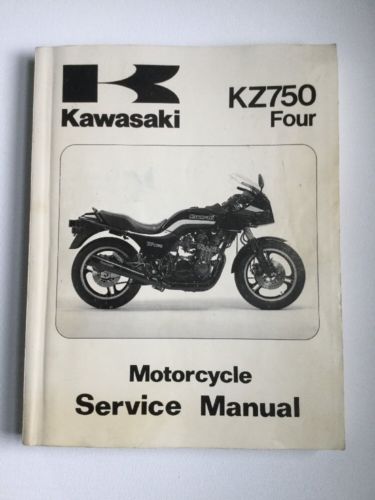 Kawasaki Motorcycle Service Manual KZ750 Four 1980-1988 412 Pages