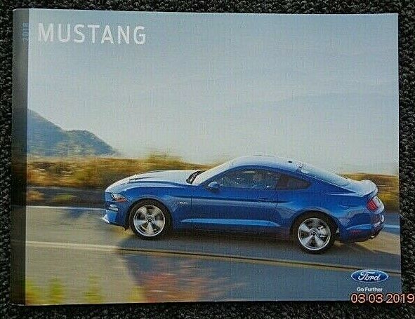 2018 FORD MUSTANG 40-page Original Sales Brochure   -Brand Condition-