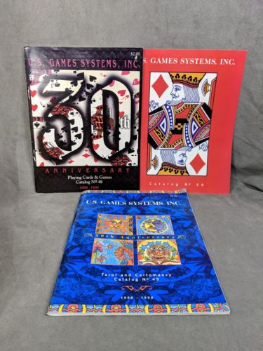 U.S. Games Systems Playing Cards Tarot Card Game Dealer Toy Fair Catalog Lot