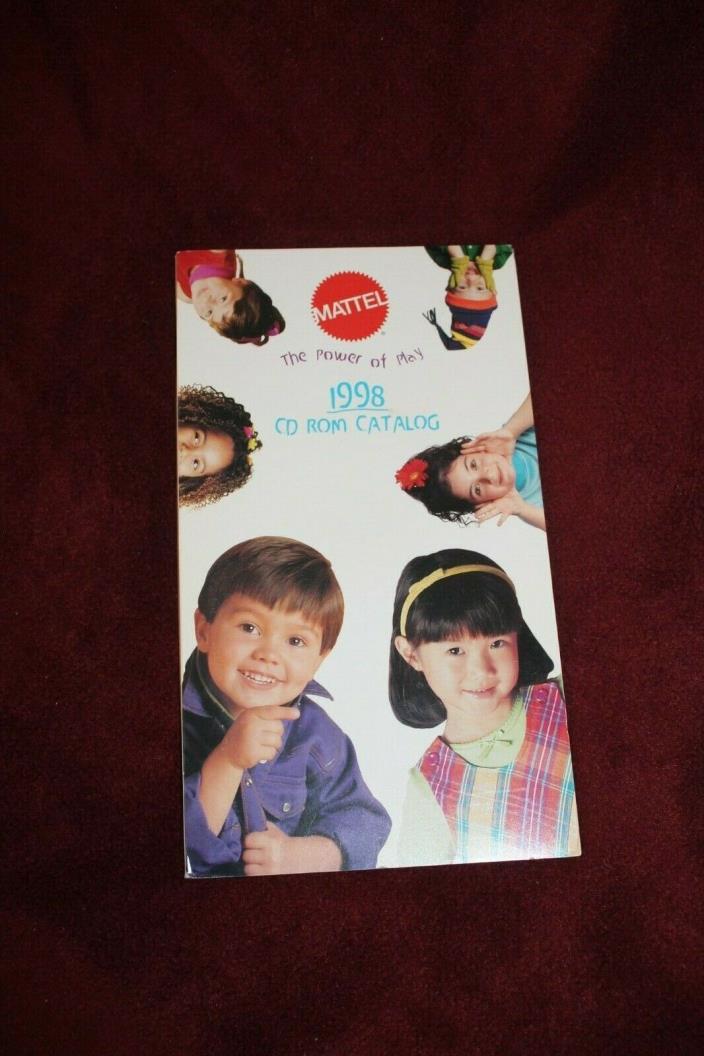 1998 Mattel Toy Fair Dealer Catalog Trade Magazine Barbie Hot Wheels W/CD-ROM