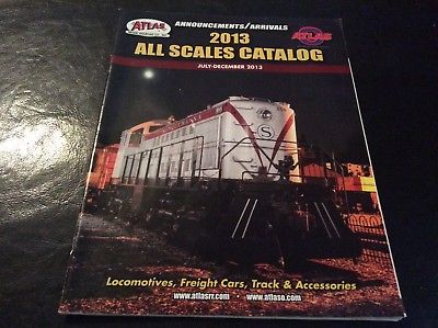 ATLAS 2013 All Scales  Catalog Toy model train stocks railroad