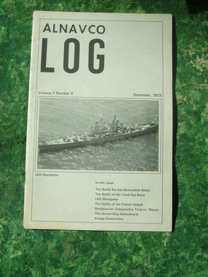ALNAVCO LOG Volume 7 Number 4 December 1972