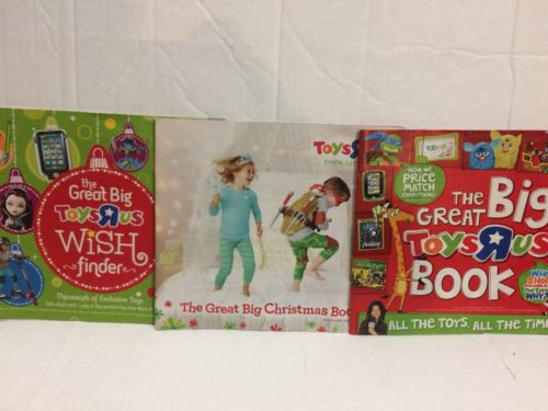 Toys R Us Holiday Catalog Ad Lot - 2012, 2013, 2014 Big Book Christmas Xmas
