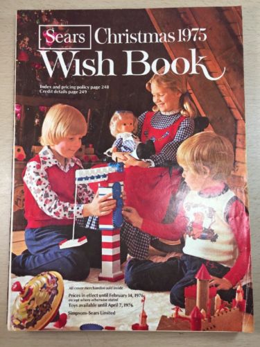 Sears Wishbook Cataloge 1975 Christmas Toys Magazine Mego