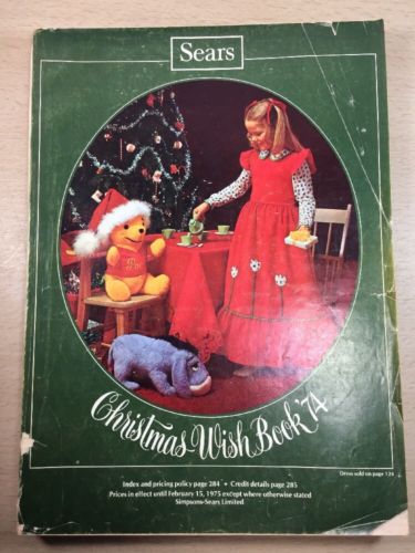 Sears Wishbook Cataloge 1974 Christmas Toys Magazine Shopping Ordering Reference