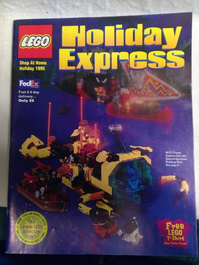 Lego Holiday Express Shop at Home Holiday 1995 Catalog set 6175 featured