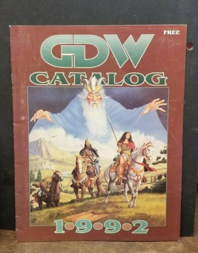 GDW Catalog 1992 Game Catalog SC EX