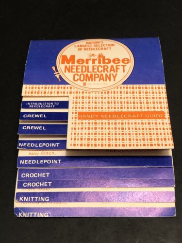Vintage Merribee Needlecraft Company Booklet  Needlecraft Guide Crochet Knitting