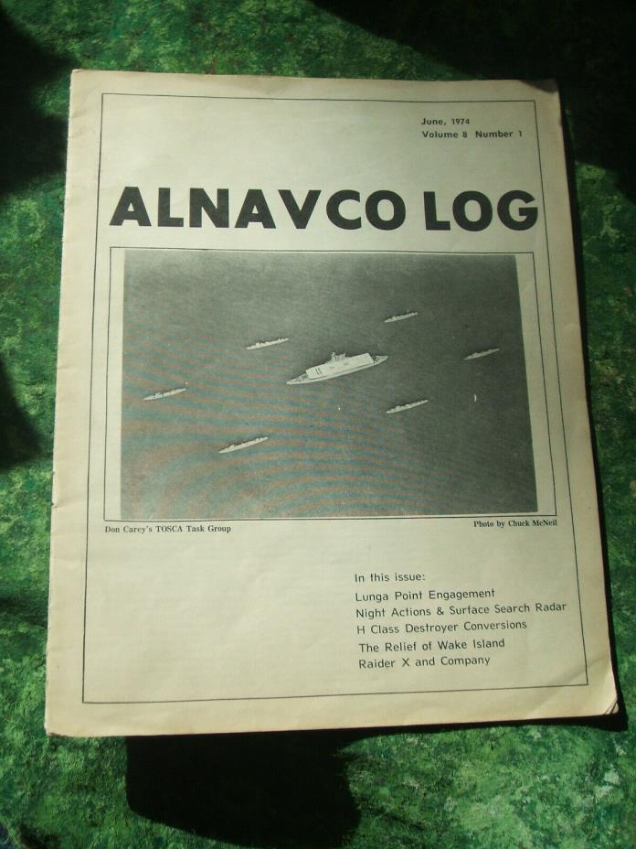 ALNAVCO LOG Volume 8 Number 1 June 1974